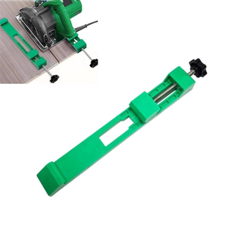 Adjustable Aluminum Alloy Woodworking Saw Base Track Guide Tool, Easy Installation, Precision Cutting, Ideal for DIY Projects
