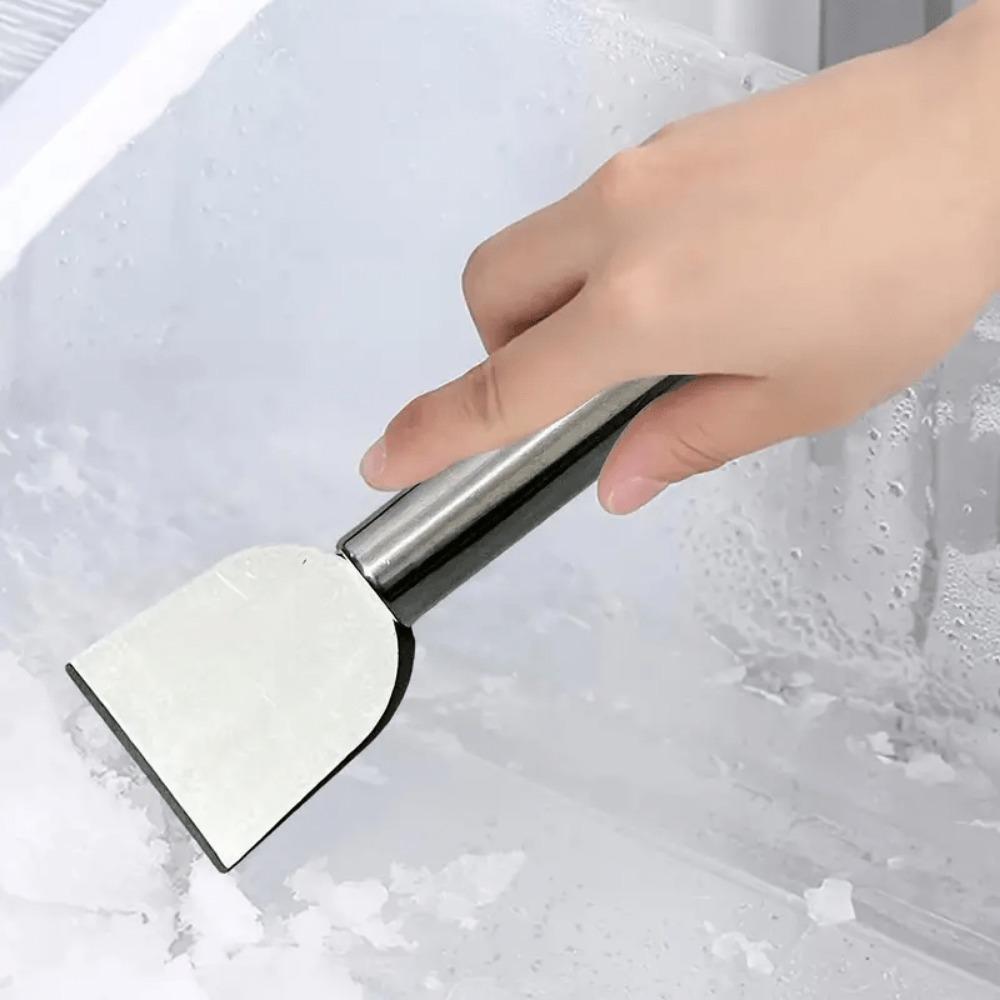 Stainless Steel Cleaning Scraper, 1pc Multipurpose Metal Utility Spatula for Kitchen, Bathroom, Home, Durable Cleaning Tool for Home, Household Items,UU