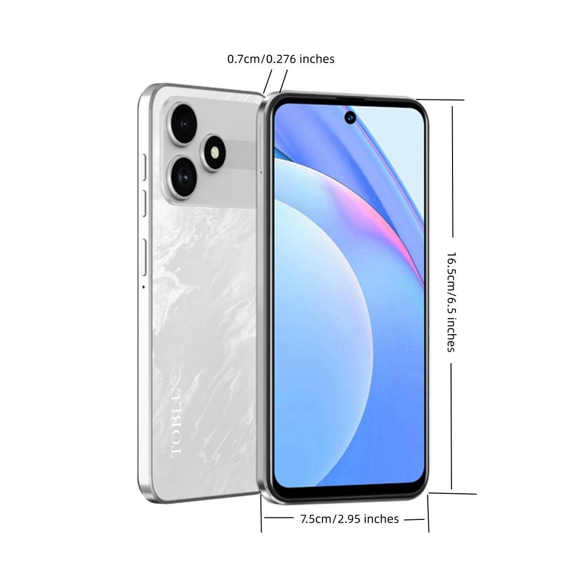 TOBLU-M17 Pro Dual Sim Smartphone, 3/32GB Expandable Memory, 6.56-Inch HD Display, 3100mah Battery, 2mp Cameras, Android 12 System