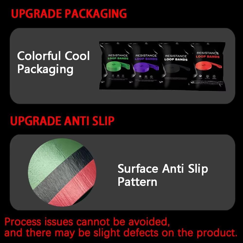 Latex Resistance Band Pull-Up Trainer, Home Gym Fitness Rubber Expander Ring, Strength Training Aid, Workout Equipment for Exercise