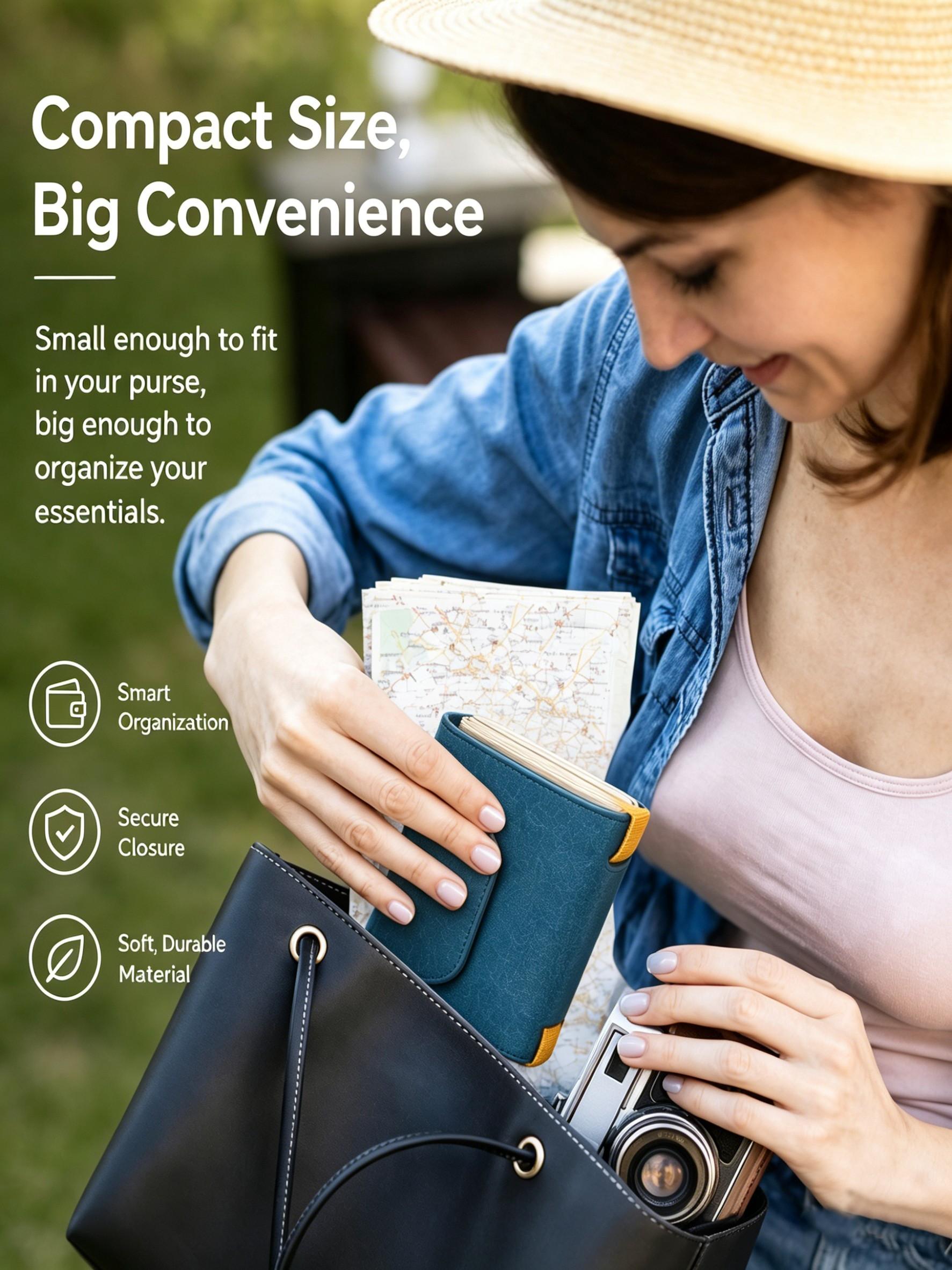 Compact Fashionable Leather Card Holder, Durable Waterproof Mini Wallet, Perfect for Cards and Cash, Ideal Travel Companion, Pocket Size Organizer, Stylish Wallet