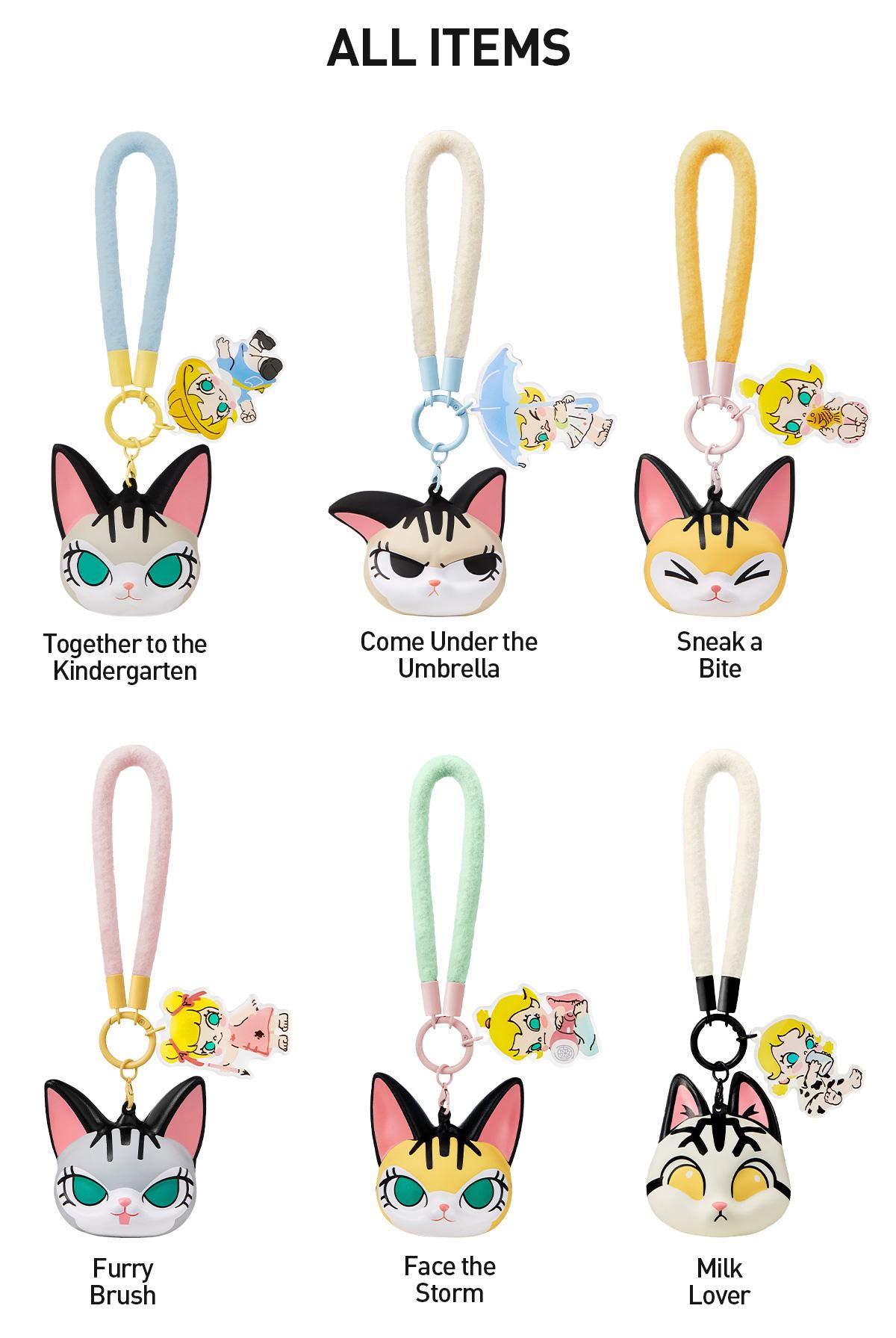 POP MART Baby Molly & Baby Tabby Series-Pinch Pendant Blind Box,Surprise Gift POP MART Baby Molly & Baby Tabby Series-Pinch Pendant Blind Box,Surprise Gift