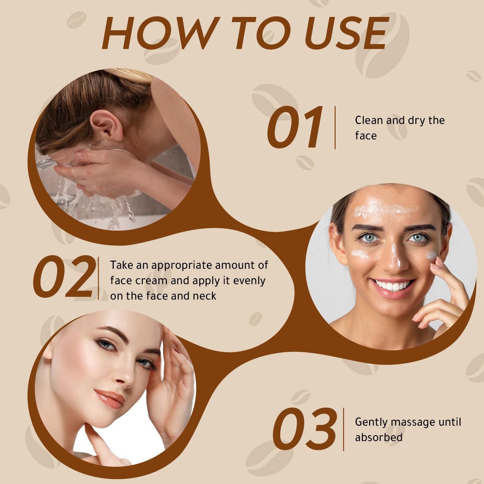 Caffeine Firming Balm with Retinol and Caffeine Essence, Anti-Wrinkle Repair Cream, Moisturizing Night & Day, Smoothes Fine Lines, Tightens Face and Neck