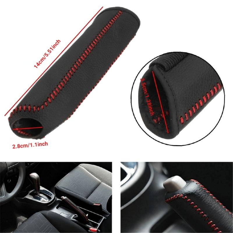 For Honda City, For Civic, For CRV, For BRV, For HRV, For Jazz Or For Accord With This Stylish Faux Leather Hand Brake Cover! Car Accessories