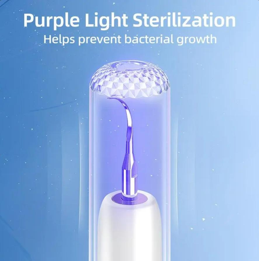 Glam Goddess Rechargeable Electric Teeth Cleaning Tool with Replacement Heads & Manual Auxiliary Cleaning Tools, Oral Irrigator for Home Use, Tartar Remover for Teeth,Remover Teeth Cleaning Kit