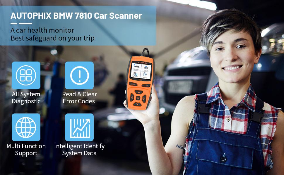 AUTOPHIX 7810 BMW Full System OBD2 scanner code reader Diagnostic Scan Tool for BM ABS Airbag CBS SAS Car Vehicle