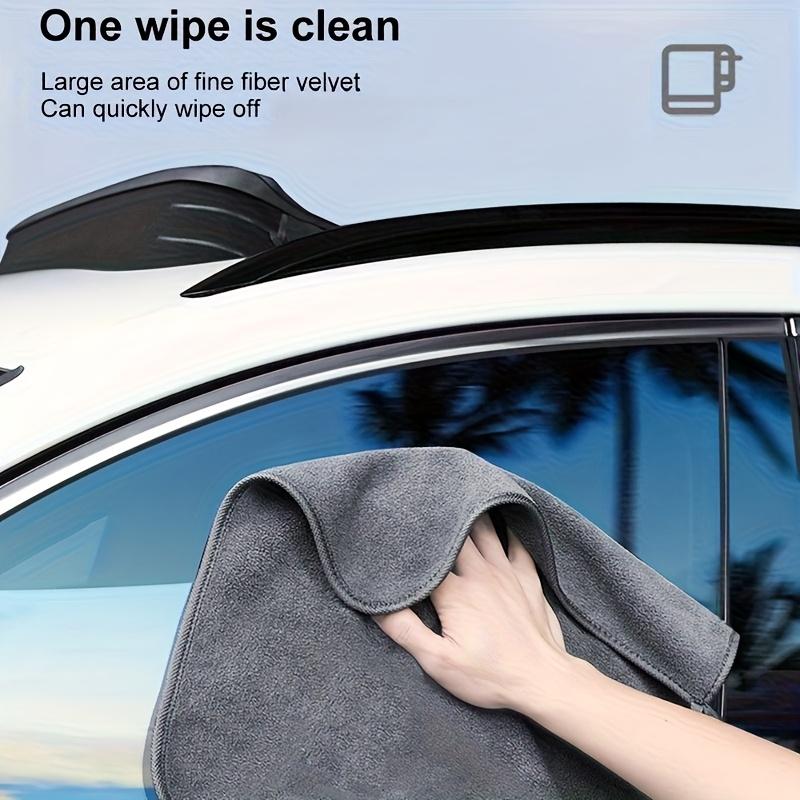 2/4/6/8Pcs Microfiber Car Washing Towels, Reusable Super Absorbent Quick Dry Cleaning Cloths, Double Layer Thick Soft Towels, Multipurpose for Car, Kitchen, Living Room, Bedroom, Household Cleaning Supplies