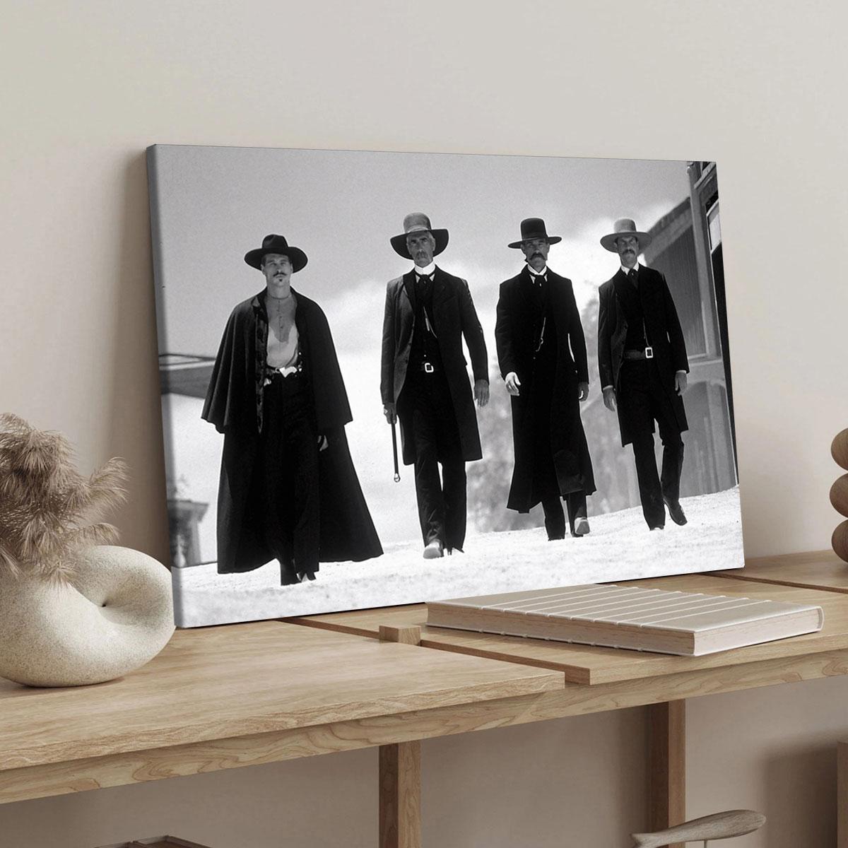 Tombstone 1993 Movie Poster, Canvas Art Poster & Wall Art Painting, Modern Home Bedroom Decor Poster, Hallway Office Mural, Ideal Gift