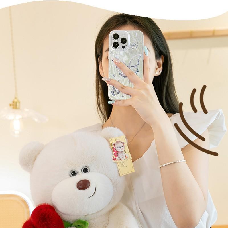 Cute Bear Plush Toy for Valentine's Day, Soft Stuffed Animal Gift for Birthday, Couple Bear Doll for Vending Machine, Single Piece Set