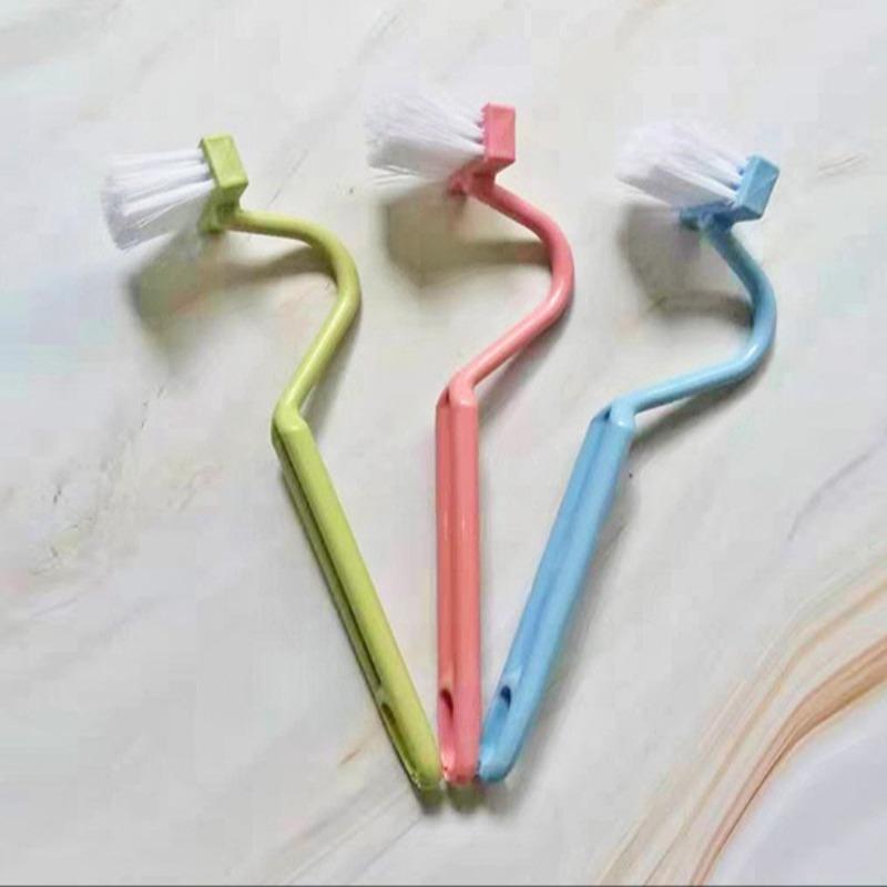 3-Piece Coffee Machine Brush Set, No Dead Corners Tea Maker Cleaner, Home Coffee Bar Tea Room S-Type Kitchen Cleaning Brushes