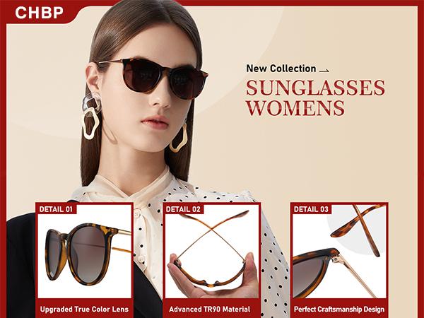 CHBP Sunglasses【SUPER DEAL】 Unisex Polarized Glasses, 1/2/3 Pairs UV Protection Trendy Vintage  Sunglasses,Summer Retro Round Mirrored Lens Fashion Sunglasses,Travel Accessorie, Valentine Gifts for Her Him