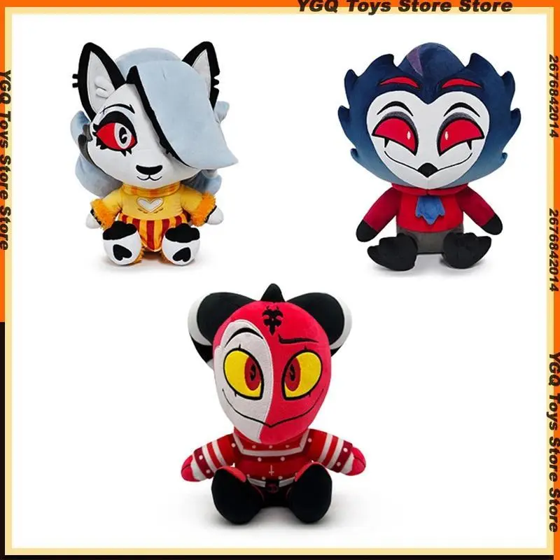 2026 Hot selling toys Hot In Stock Loona Hazbin Hotel Helluva Boss Plush Doll Cute Anime Peripherals Toy Birthday Christmas Gift Internet-famous toy