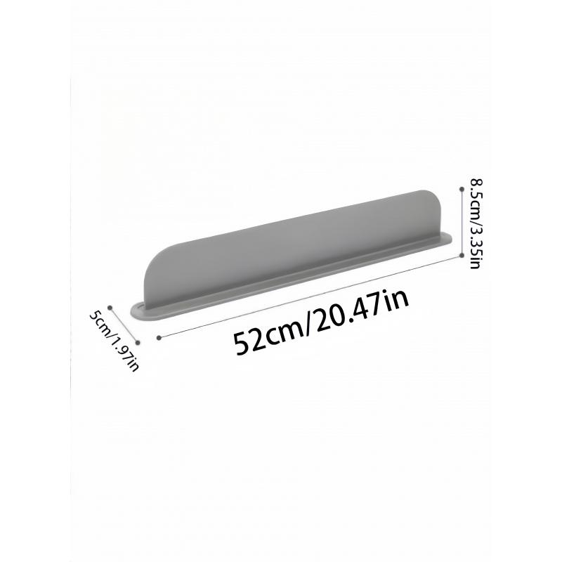 Silicone Sink Splash Guard, Self-Adhesive Drill-Free Water Barrier, Flexible Guard to Keep Countertops Dry, Reusable for Kitchen and Bathroom Washing