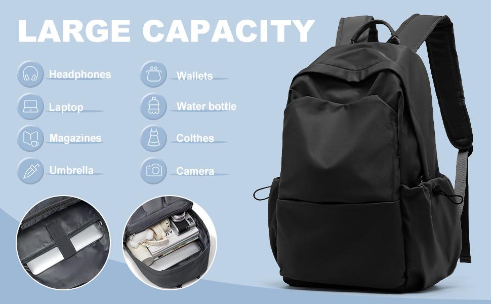 COOWOZ 2024 School Backpack Essentials For Boys / Girls, College Backpack For Women / Men, School Bag For High School, Laptop Backpack For Teens