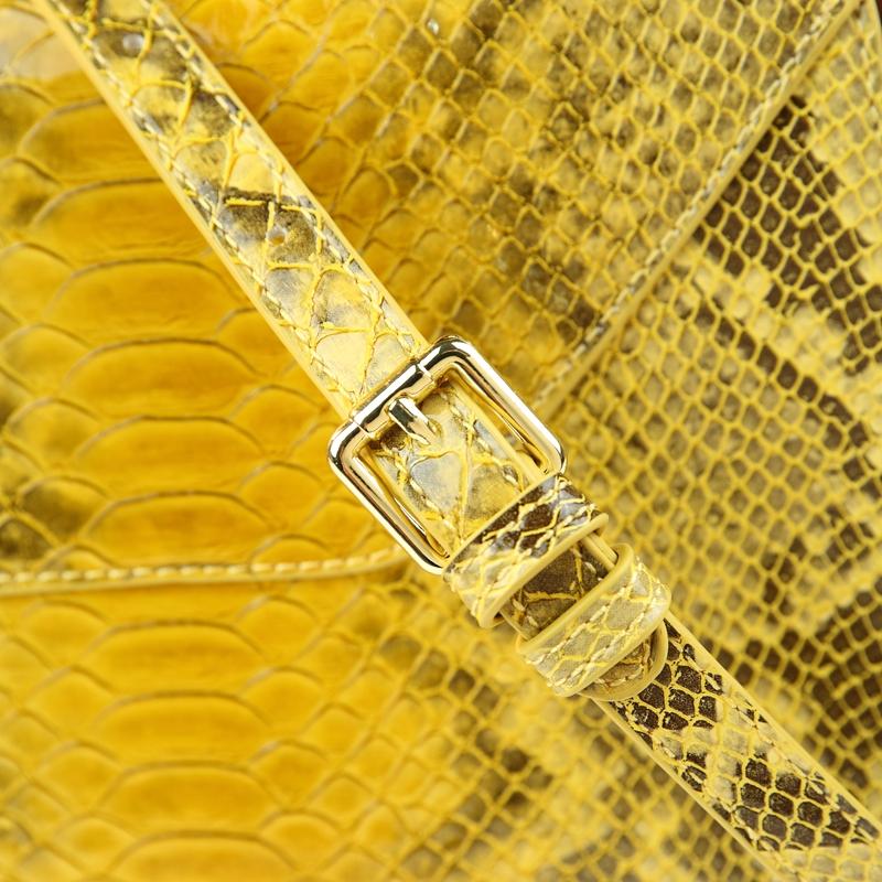 Elegant Snake Print Handbag, Luxurious Retro Small Square Bag, Chic Commuter Crossbody Bag, Unique Design Shoulder Bag