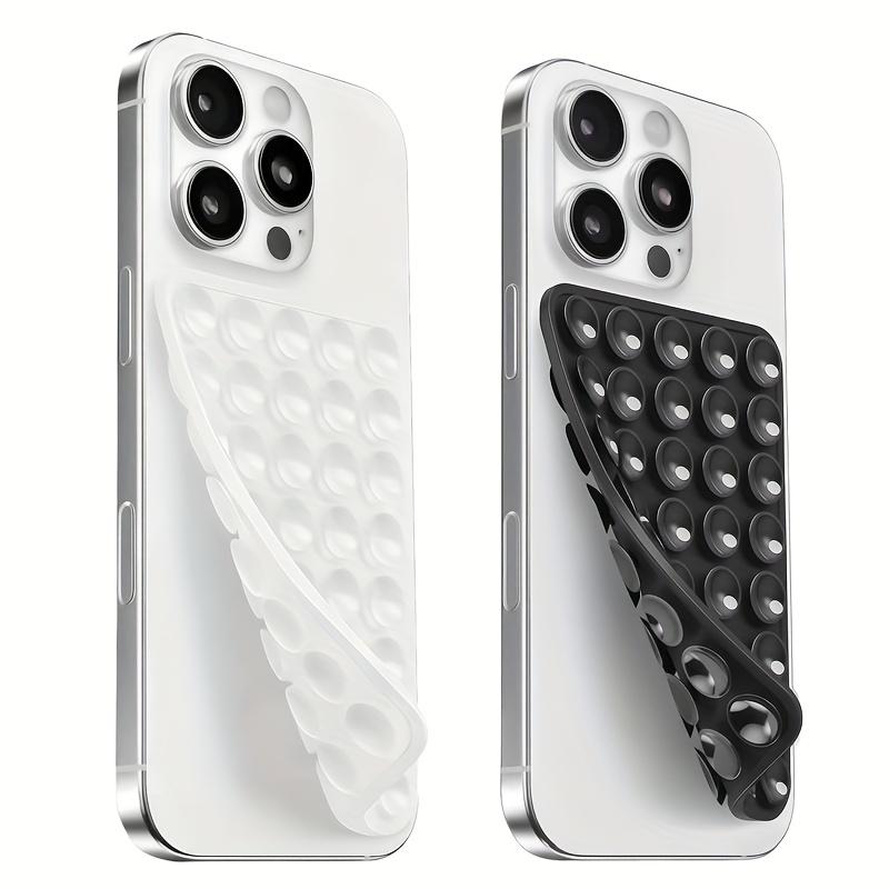 Dual-Sided Silicone Phone Stand, Adjustable Angle, Compact Design, Suitable for iPhone and Android, Ideal for Tiktok Videos and Selfies