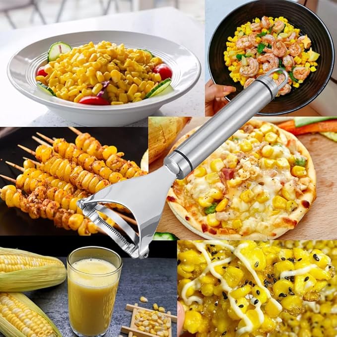[Buy 1 Get 1 Free]  Magic Corn Peeler & Planer: Essential Kitchen Tool for Effortless Corn Removal
