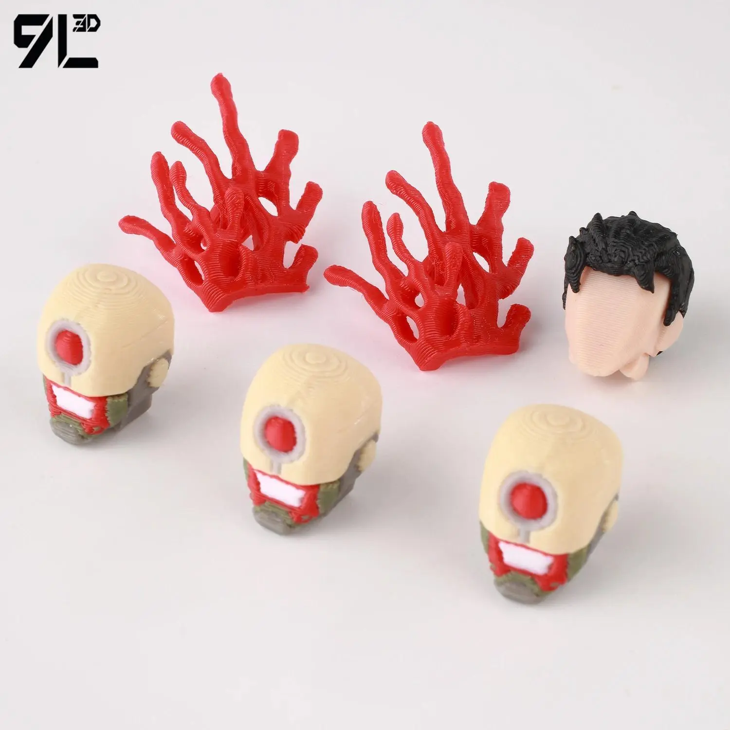 9L3D Original Young Hero Special Effects Accessories Hand Combination Pack Compatible  Can Replace Special Effects Revival Heads