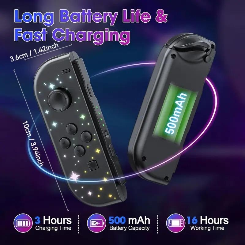 Switch Game Controller with Dual Vibration/wake-Up Function, Replacement Controller for Switch/lite/oled, Childhood Arcade Games