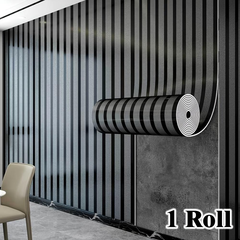 3m Thick Self-Adhesive Wood Grain Wallpaper, Easy DIY 3D Textured Grid Wall Panels, Luxury Peel and Stick Design for Bedroom & Living Room Decor