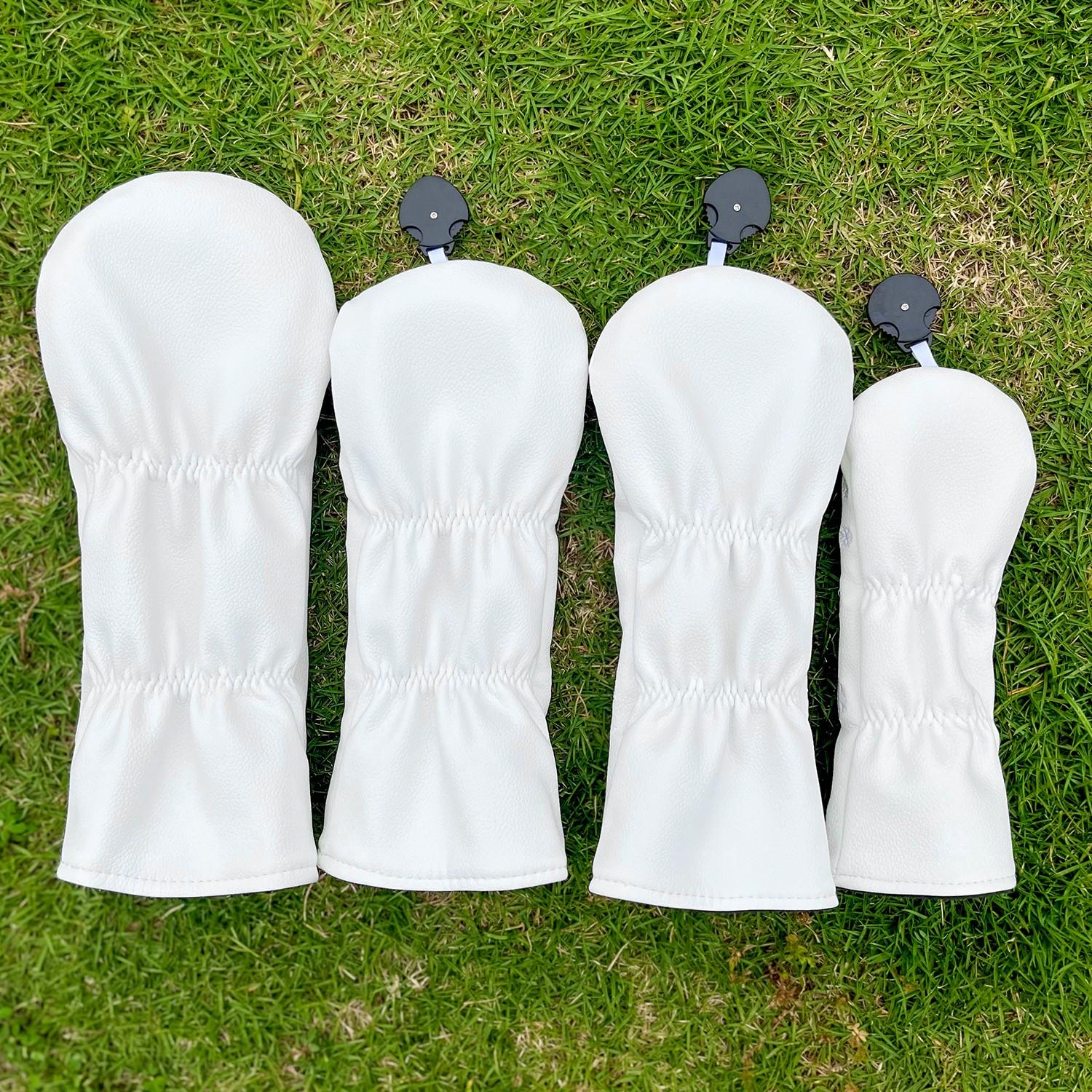 Golf Club Head Covers, Scratch-Resistant, Impact Protection, Elastic Self-Sealing Closure, Fits Most Golf Clubs, Perfect Gift for Golfers, Golf Gift Accessory
