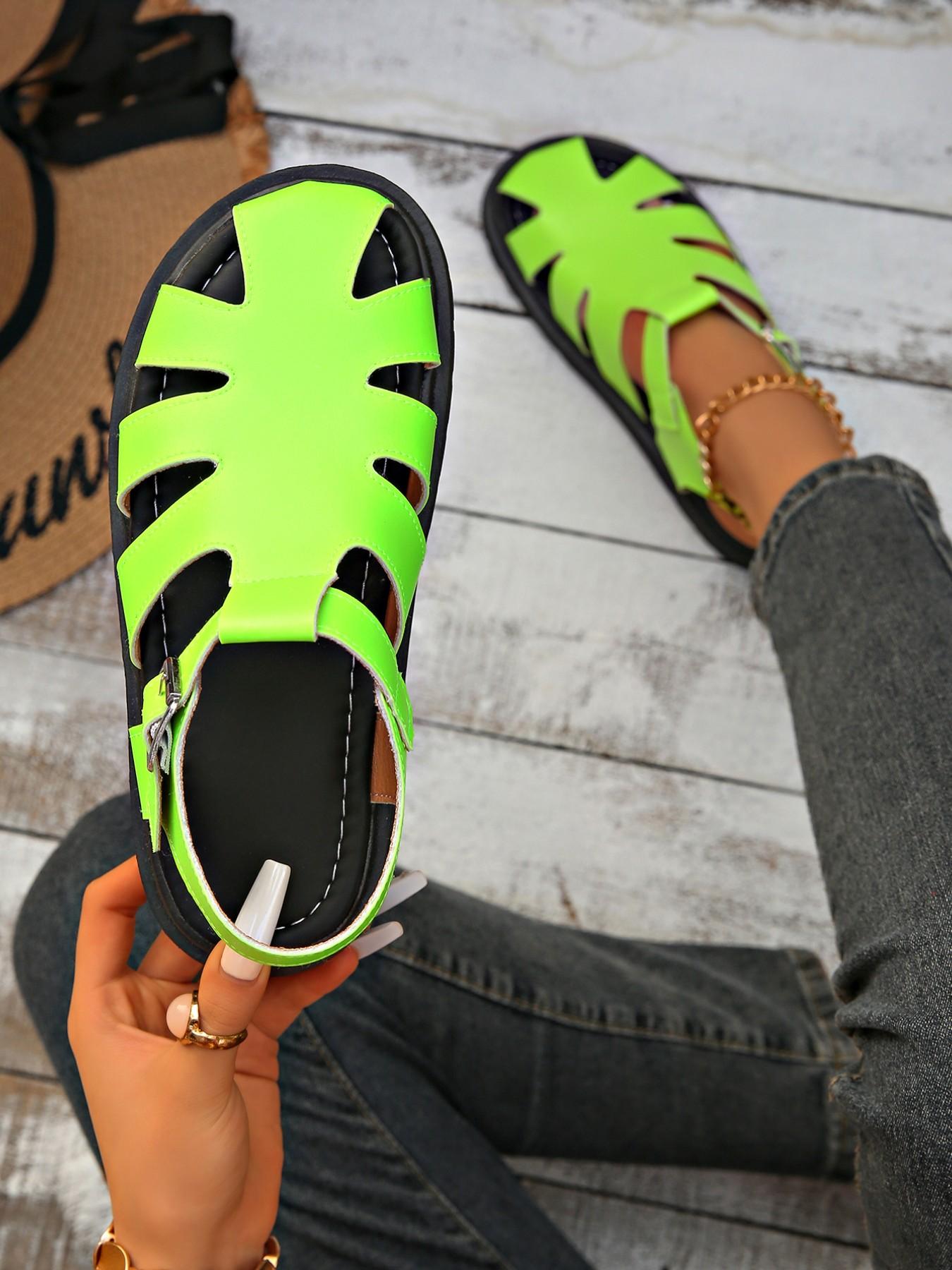 Thick Sole Sandals, Summer New Fashion, Versatile Toe Cover Roman Shoes, Height-Boosting Casual Beach Shoes, Trendy and Comfortable