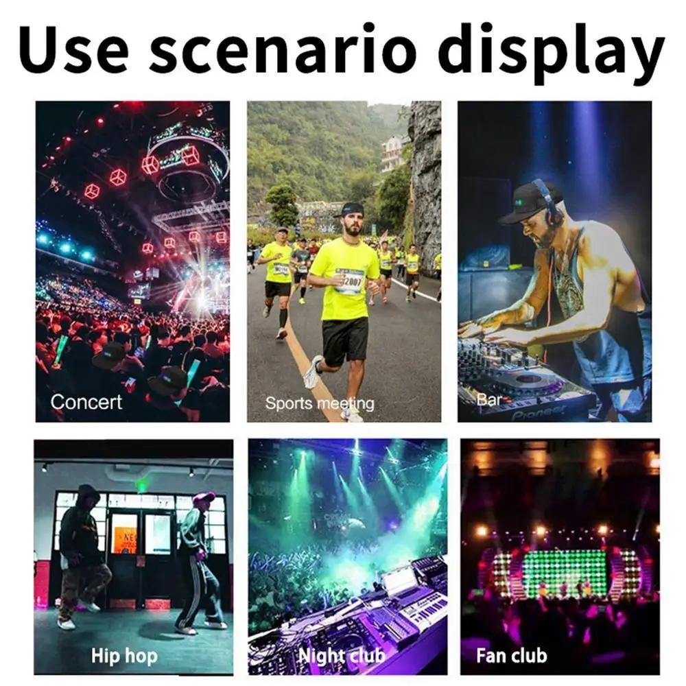 LED Hat, Bluetooth Editable Message Display Party Black Hat, LED Screen Smart Adjustable Party LED Baseball Cap, Thanksgiving & Christmas Decoration Gift, Party Event Props