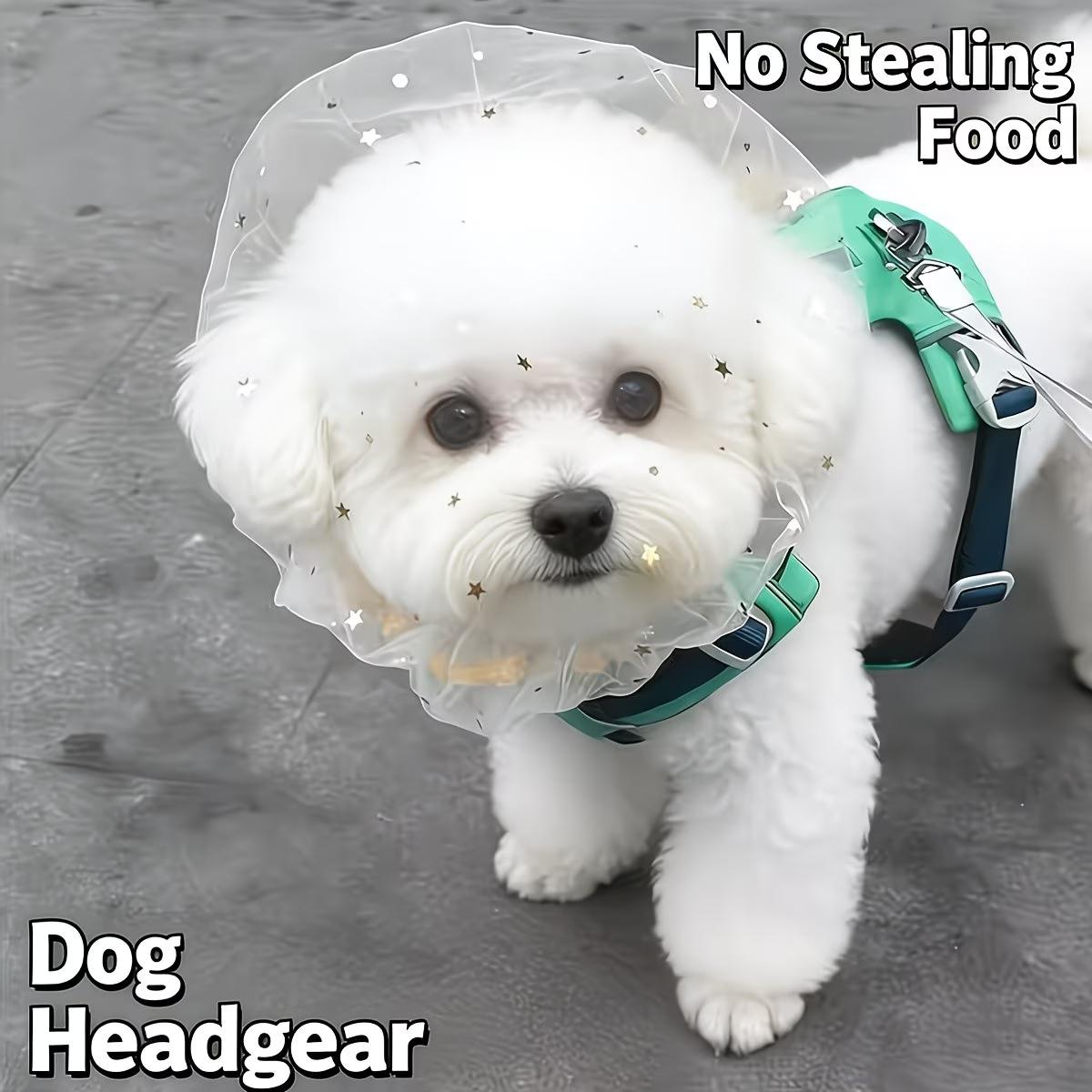 Cute Dog Mask for Small Breeds, Breathable Anti-Licking Mouth Cover, Outdoor Safety Gear, Ideal for Pomeranians and Bichon Frises