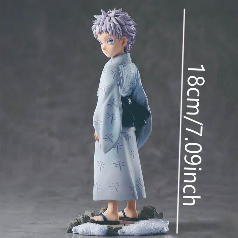 Jujutsu Kaisen Childhood Series Gojo Satoru Handmade Model Figure, Anime Collectible Statue, Five-String Wisdom Design
