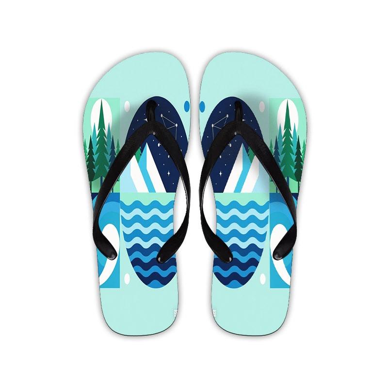 Men's Fashion Sandals & Slides, Multiple Colors & Sizes Available, Stylish Flat - Design Nature - Inspired, Comfortable for Daily Wear & Outdoor Activities, High - Quality Material, Trendy Men's Footwear for Summer, Cool - Toned Nature Illustration