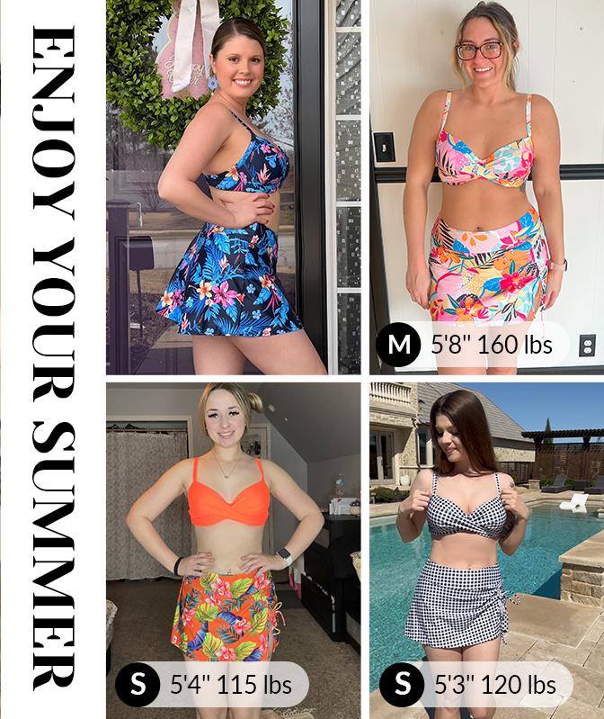 Yonique Womens Underwire Bikini with Skirt - Push Up Bathing Suit Two Piece High Waisted Swimsuit 2026 Swimwear Yonique Womens Underwire Bikini with Skirt - Push Up Bathing Suit Two Piece High Waisted Swimsuit 2026 Swimwear