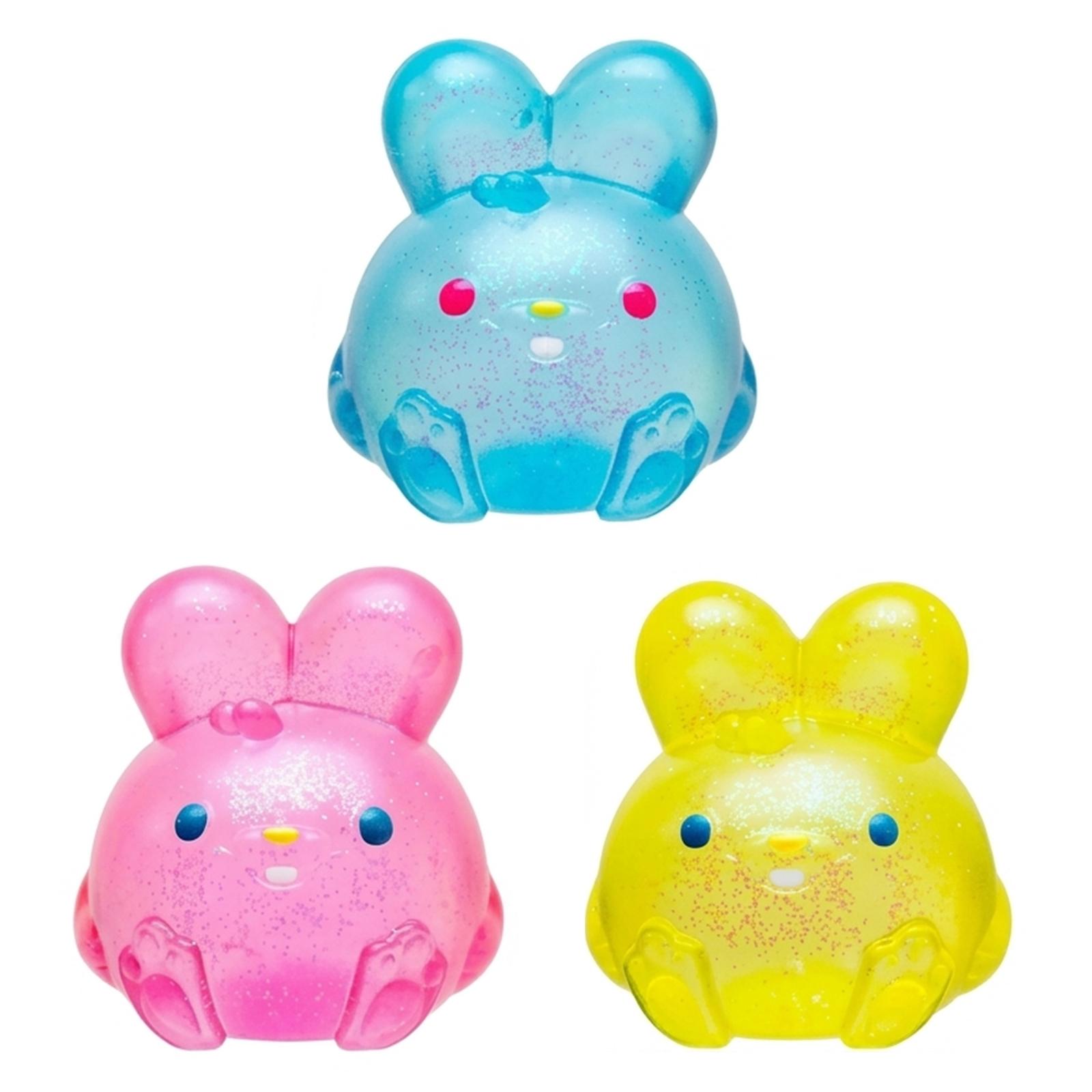 1/3 PCS Cute Bunny Squishy Fidget Toy, Bunny Squeeze Stress Ball, Decompression Squeeze, Anxiety Squishies, Anxiety Relief Products, Fidget Cube Stress Relief, Bunny Fidget Stress Balls for Gifts Office Schools and Daily Relaxation