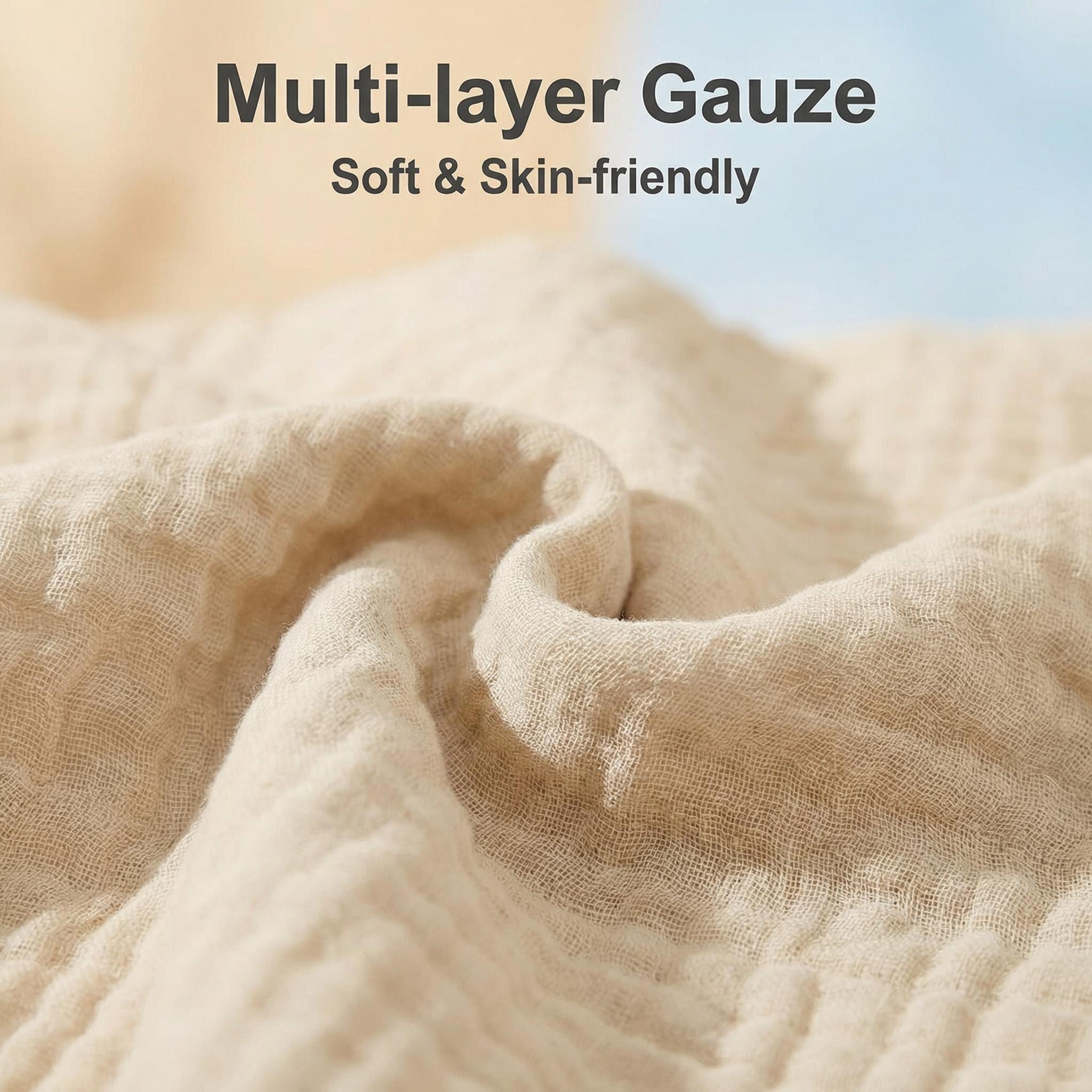 2pcs Baby Hooded Towels, Soft Cotton Absorbent Children Bathrobe, Pure Color All Seasons, Washable No Fading, Perfect Baby Shower Gift