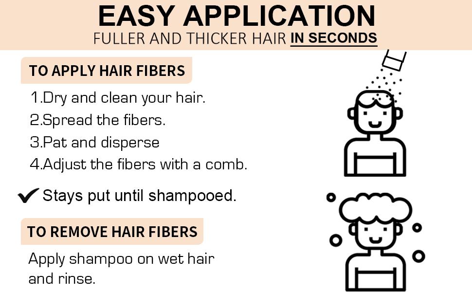 【Spring Glow-Up】Men's Hair Building Fibers Set -Instant Hair Thickening Powder Natural Haircare Styling for Fuller Looking Hair Fathersdaygift (Black) Love At First Find 【Spring Glow-Up】Men's Hair Building Fibers Set -Instant Hair Thickening Powder Natural Haircare Styling for Fuller Looking Hair Fathersdaygift (Black) Love At First Find