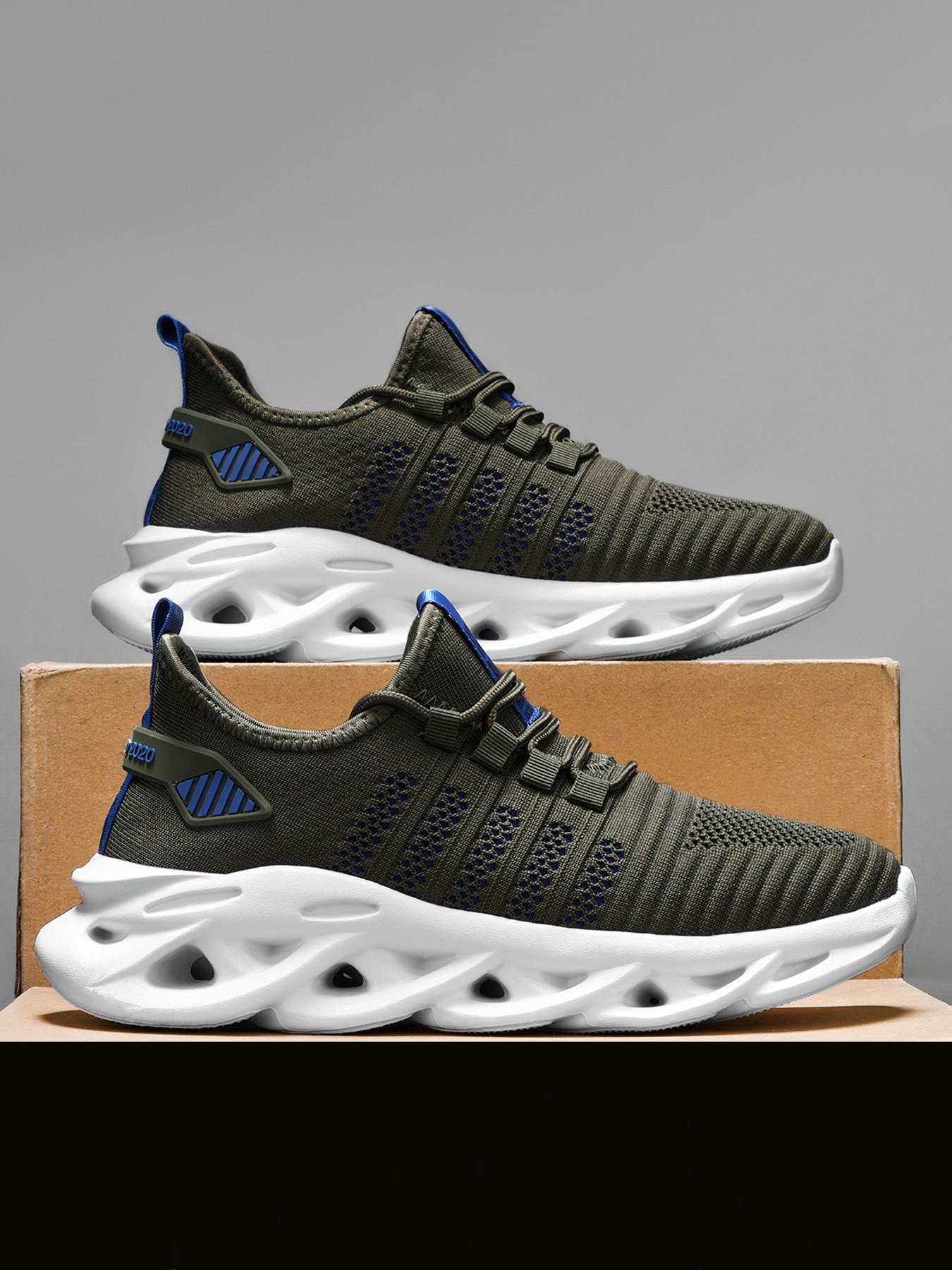 Men's Casual Sports Shoes, Athletic Shoes, Lightweight Breathable Fashion Walking Shoes, Comfortable Men's Footwear, All Seasons Low Top Flatforms