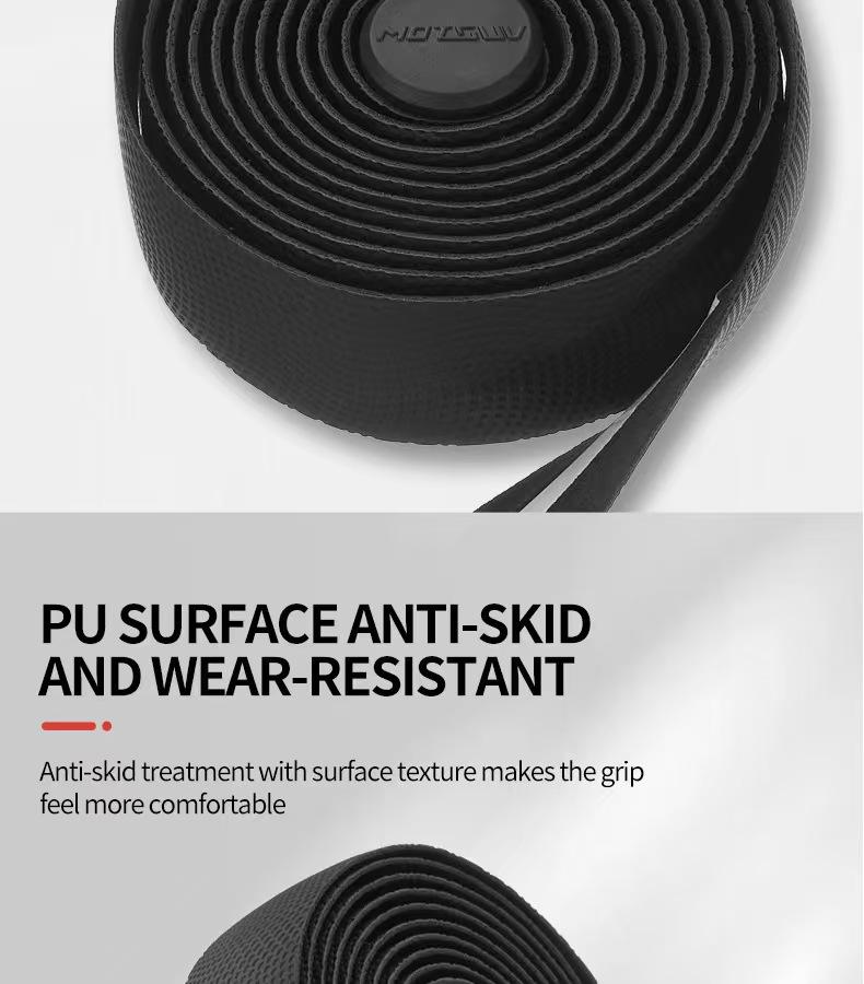 1pcs Road Bike Handlebar Tape, Silicone Bicycle Strap, Anti-Slip Shock Absorption, Mountain Bike Accessories, Outdoor Cycling Gear