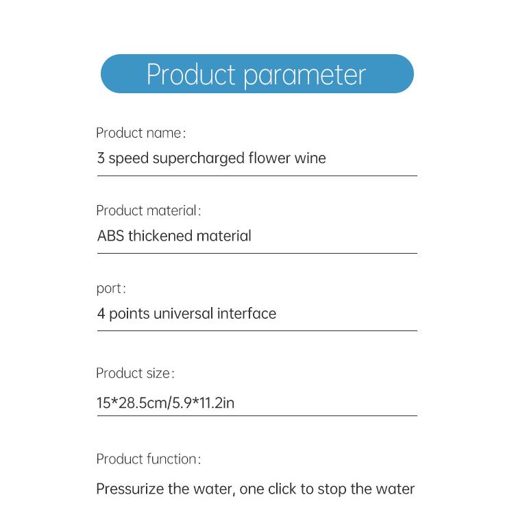 BOZIWA Handheld Shower Head Set,Shower Head Hose&Bracket,Shower Head Set With 1.5m Hose,Bathroom Shower Equipment