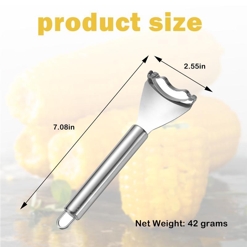 1 Counts Corn Peeler - Multi-Functional Corn Cob Stripper & Thresher, Ergonomic Handle Corn Cutter, Essential Kitchen Gadget for Corn Kernels