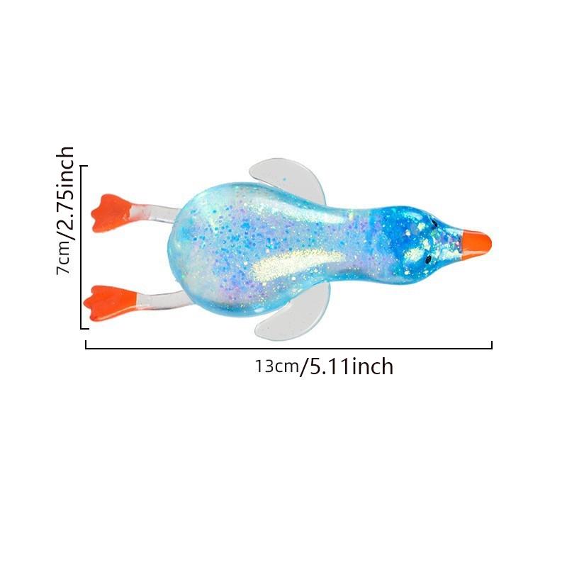 New Duck Malt Sugar Squeeze Ball Stress Relief Toy, Creative Venting Slow Bounce Squeeze, Fun and Relaxing Gift for Adults and Kids Handmade Grape Crystal Mochi Set Cute Toothed Plush Glutinous Rice Cake Vibrant Tool Interactive Dancing Singing