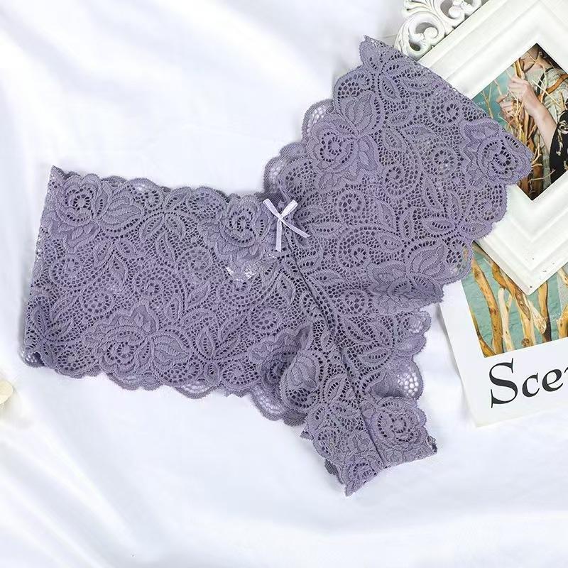 H Women's Seamless 18-Piece Set of Soft Skin-Friendly Lace Briefs - Elegant & Versatile Everyday Wear Lingerie Womenswear Panties Formal Fit Aesthetic Elegance Minimalist Casual Style