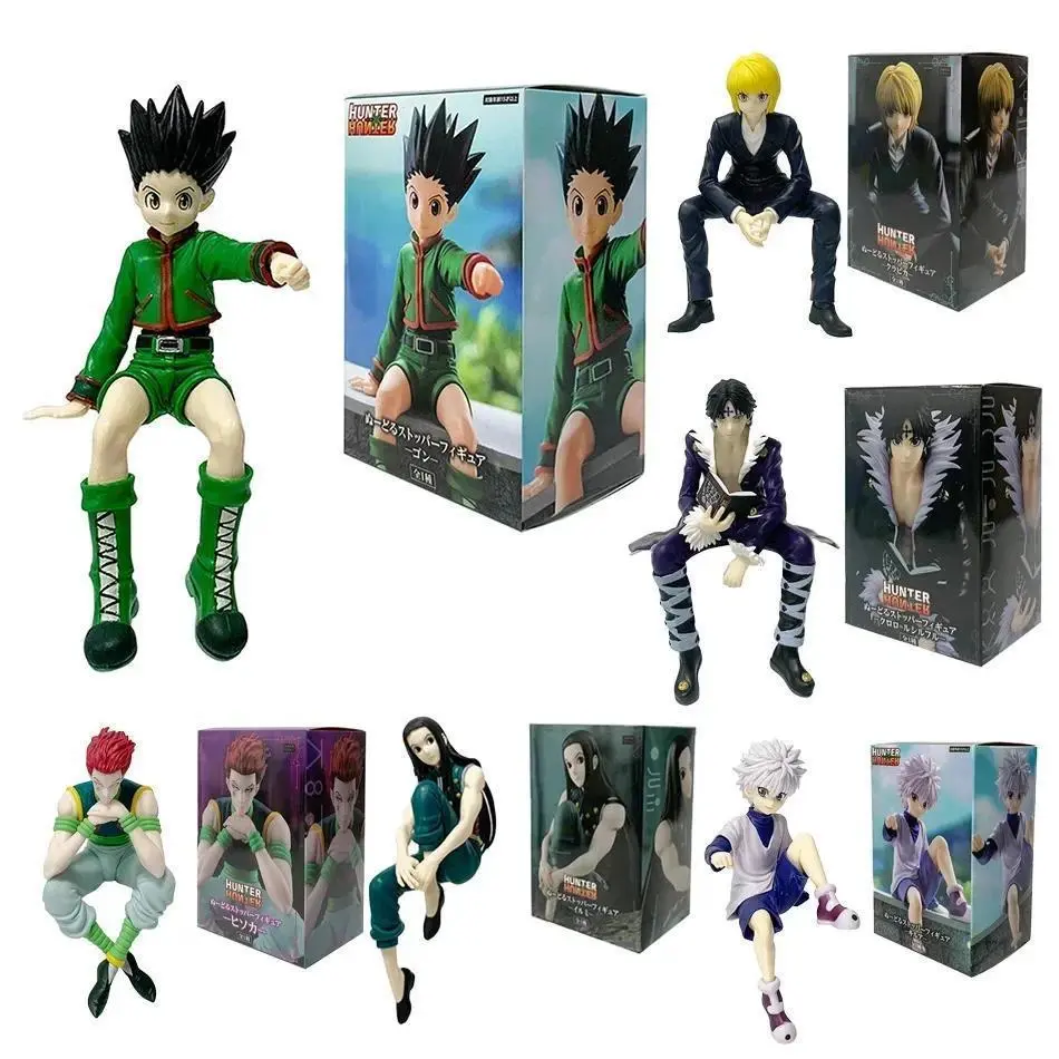 14cm Anime Hunter×Hunter Figure Phantom Troupe Hisoka Action Figure Noodle Stopper Room Decoration Noodle Stopper PVC Model Toys
