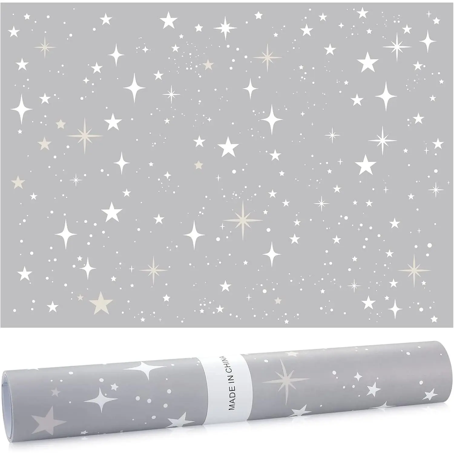 20 Sheets 14 x 19.5 Inch Scented Non Adhesive Fragrant Drawer Liner Paper for Dresser Bedroom Kitchen Cabinet Home Shelf Closet (Star)
