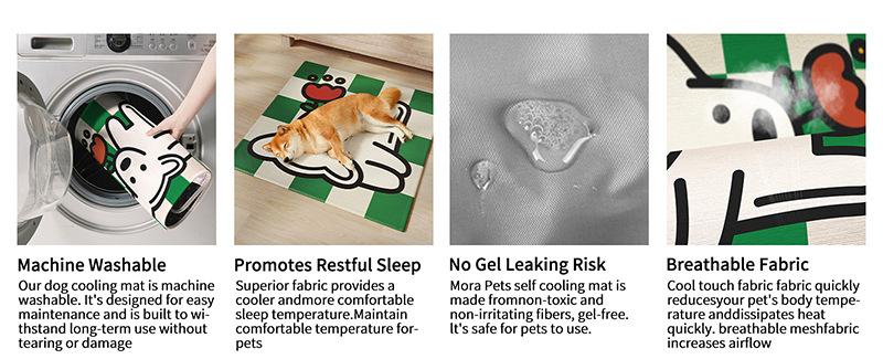 Ice Silk Cooling Pet Mat – Washable, Non-Slip, Use as Bed, Crate Pad or Potty Mat for Dogs & Cats Ice Silk Cooling Pet Mat – Washable, Non-Slip, Use as Bed, Crate Pad or Potty Mat for Dogs & Cats