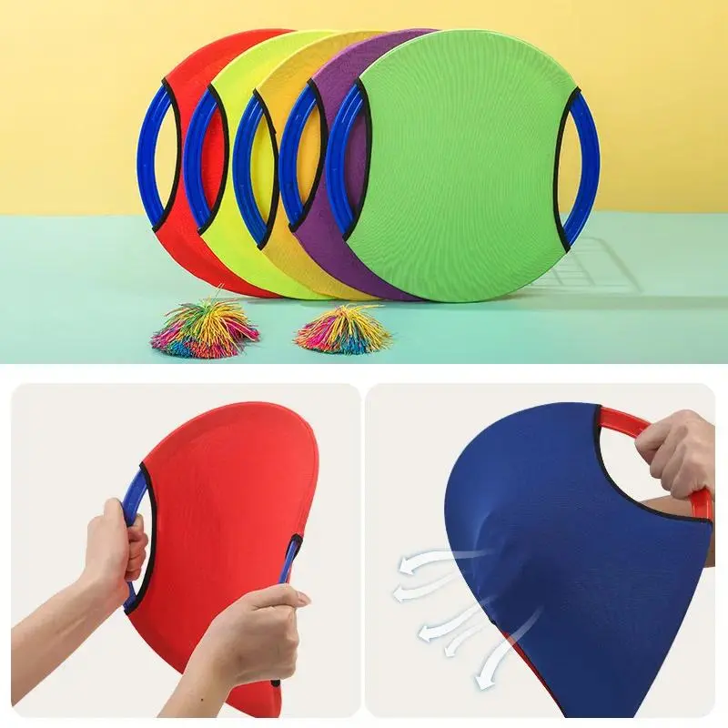 Children's Bouncing Ring Throwing Ball Sense Training Activities Parent-Child  Outdoor Elastic Ball Educational  blind box     lover decompression  birthday party favor squishy squeeze gift slow rebound   soft