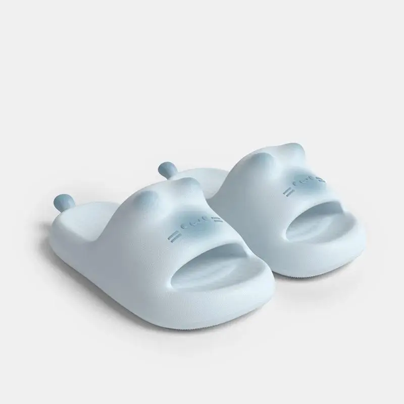 2026 New Cute Kitten Sandals Slippers Summer Home Cartoon Cute Pet Slippers Ladies Can Be Worn Outside Thick Bottom Slippers