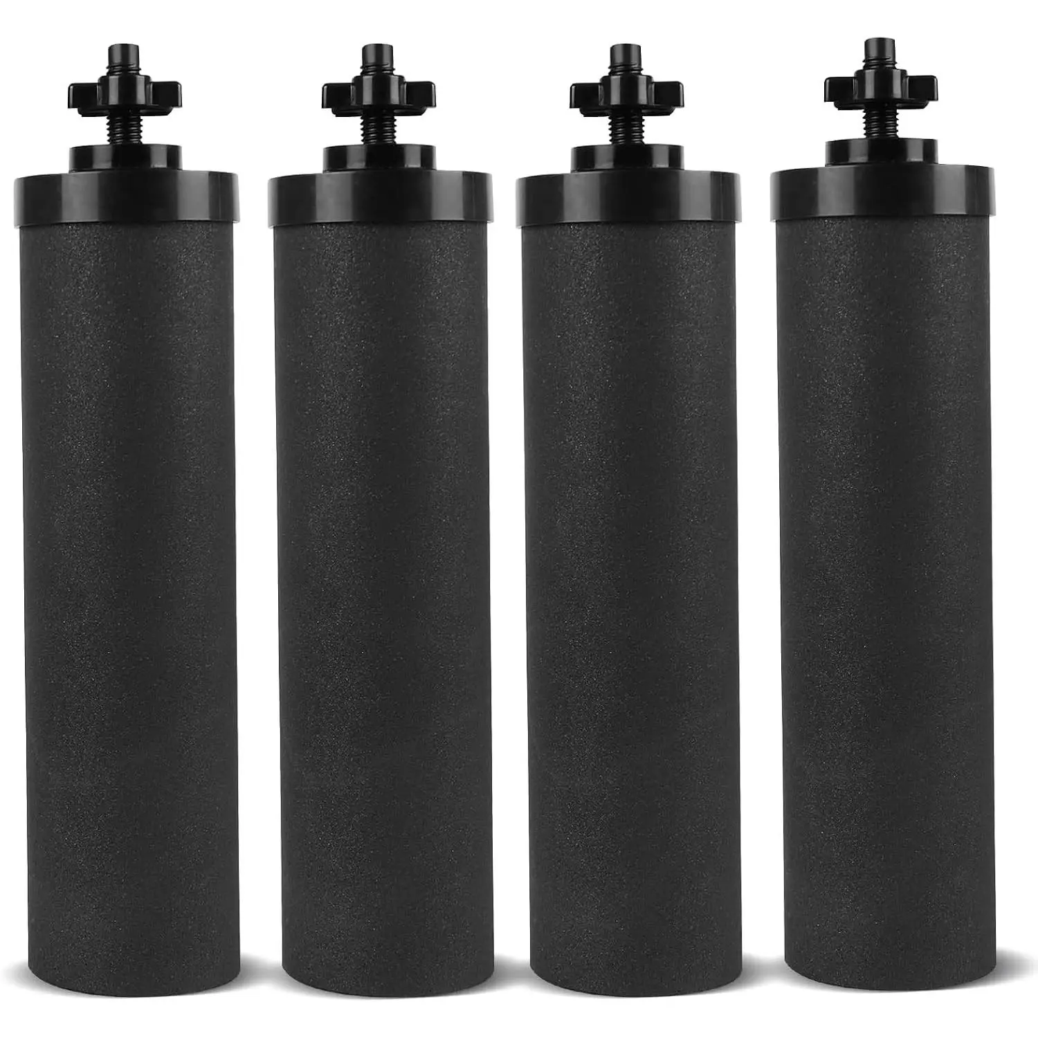 Water Filter Silver Infused Replacement for Berkey BB9-2 Black Carbon Block Filters System,Compatible with Berkey Gravity Countertop Purification Elements,Pack of 4