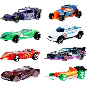 Hot Wheels Toy Cars & Trucks, Let’s Race 8-Pack, Set of 8 1:64 Scale Vehicles from the Animated Netflix Show