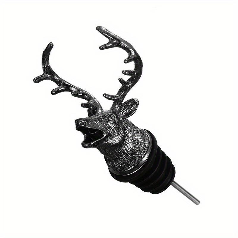 1pcs Wine Pourer, Creative Deer Bottle Stopper, Wine Decanter Tool, Bar Accessory, Kitchen Gadget, Perfect For Family Parties, Barbecues, And Outdoor Gatherings, Bar Supplies