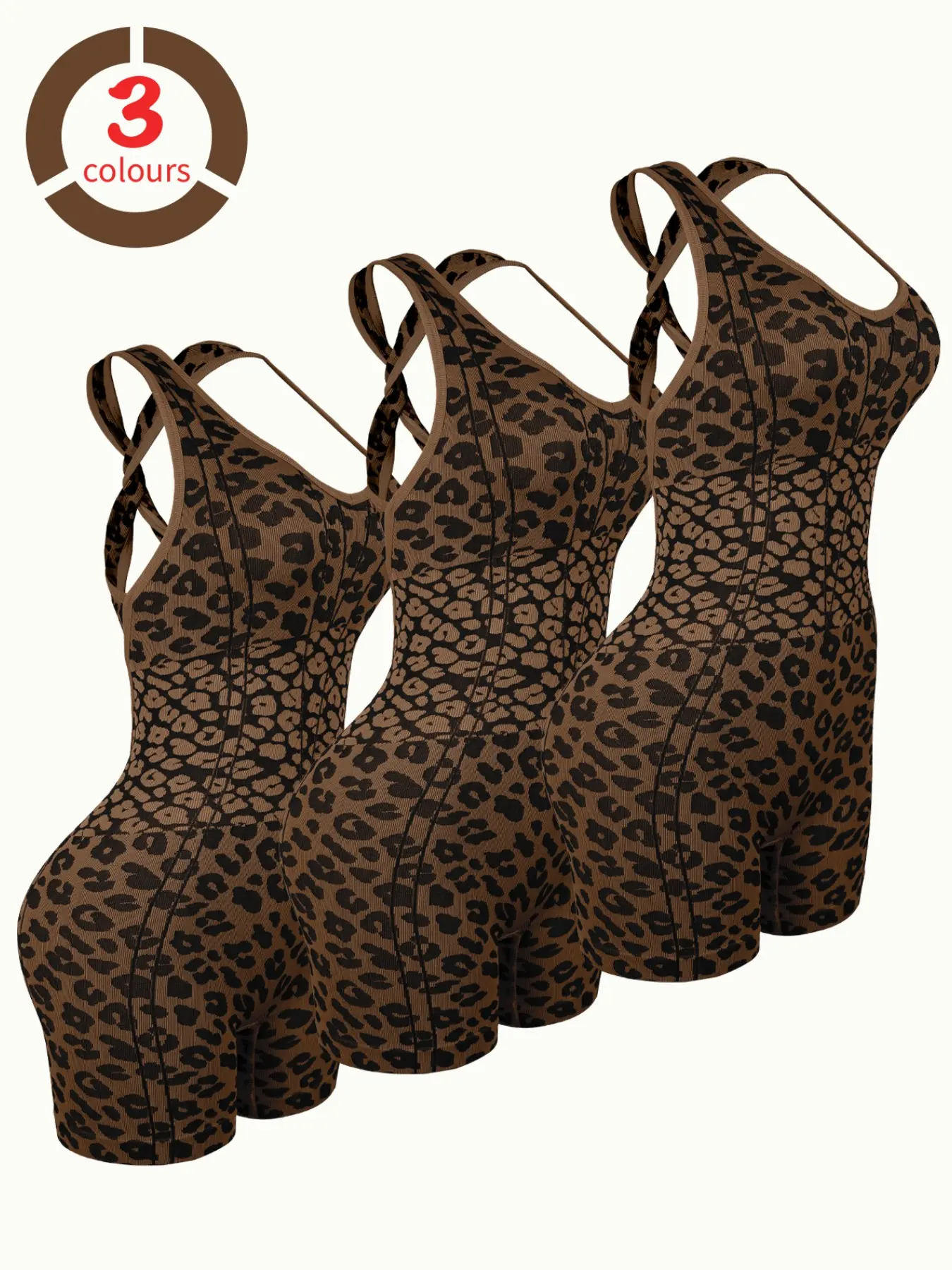 3 PCS Coffee Brown
