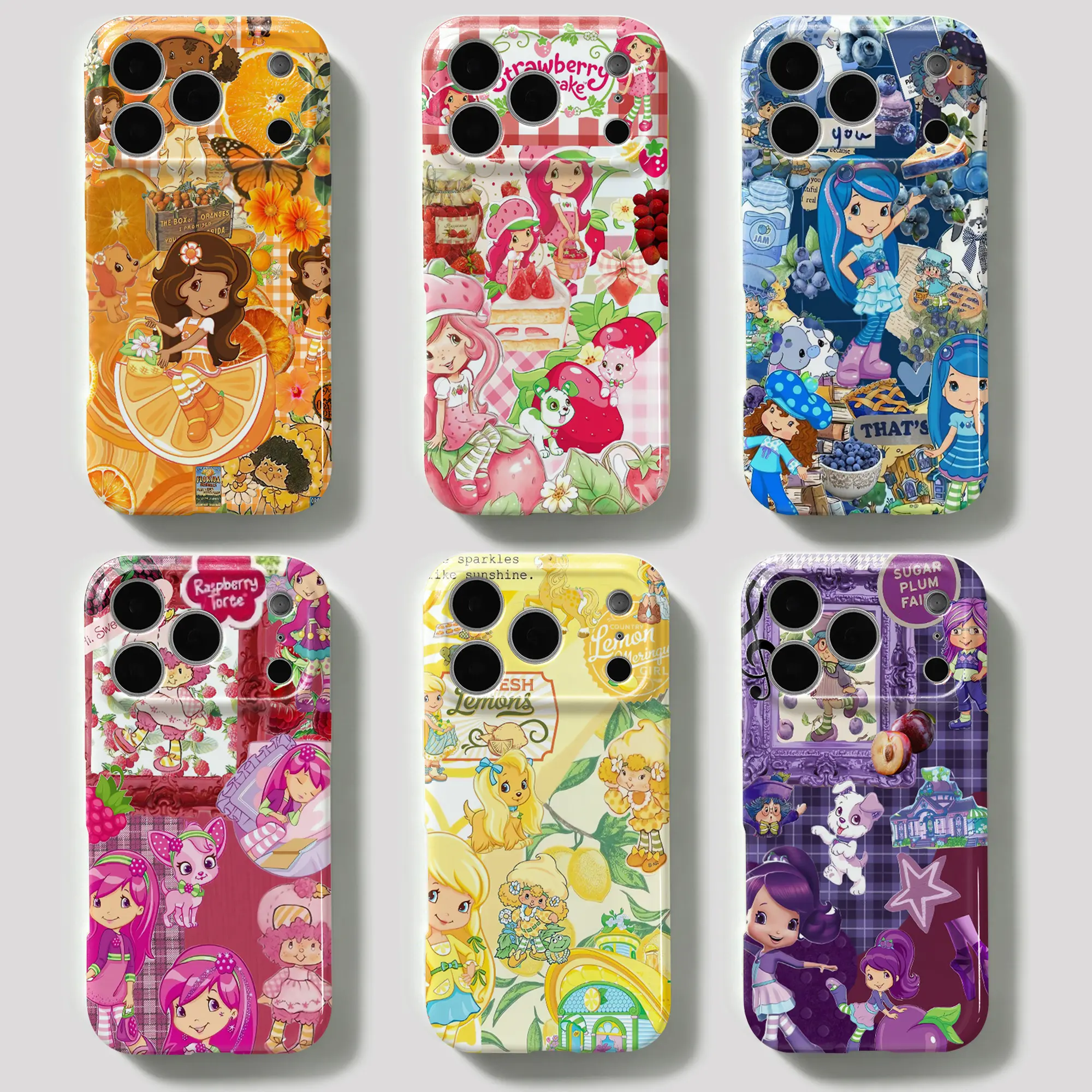 Strawberry Shortcake Girls' Collection Phone Case For iPhone 17/16/15/14/13/12/11Pro Max/Plus/17AIR/16E, Orange Blossom cover,Shockproof And Drop-Proof Double-layer thickened Drop-Resistant,Anti-Yellowing,Tough Artistic,Gift for Blueberry Muffin fan